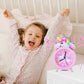 Unicorn Kids Alarm Clock – Double Bell, Night Glow, Backlight