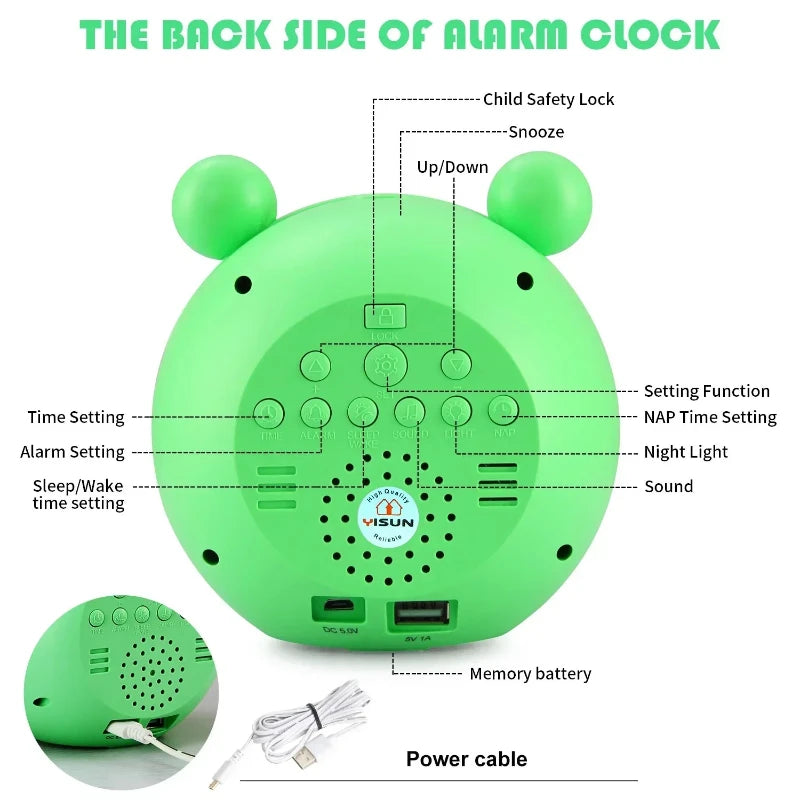 Frog Night Light - Silicone LED, Color Changing, Kids Safe