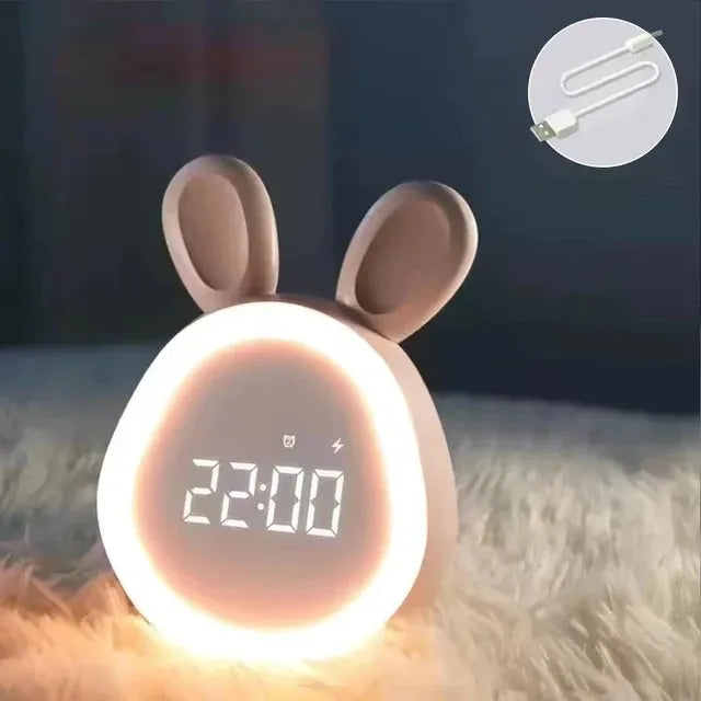 Rabbit Night Light - Soft LED, Touch Sensor, Kids & Nursery