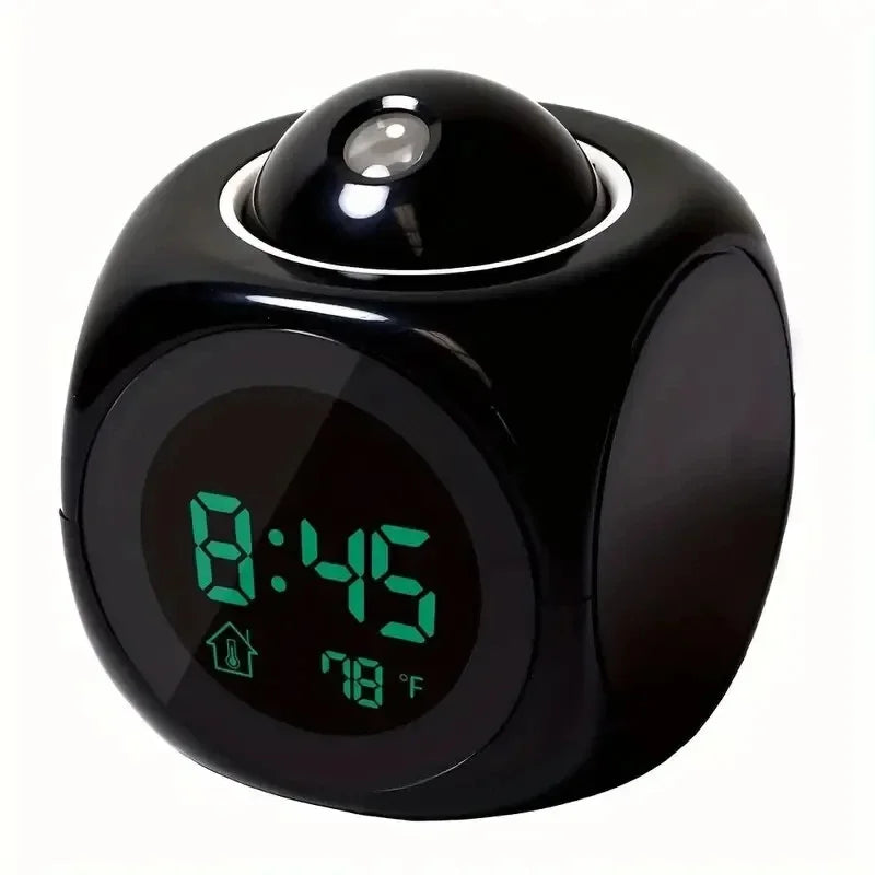 Ceiling Projection Alarm Clock – LED, Snooze, 2 Colours