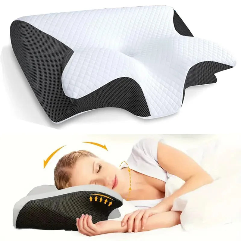 Cervical Pillow Side Sleeper - Memory Foam, Neck Support