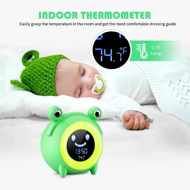 Frog Night Light - Silicone LED, Color Changing, Kids Safe