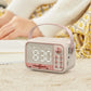 Retro Alarm Clock Speaker – Bluetooth, FM Radio, 2 Colours