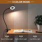 Clip On Bedside Lamp Silver - Directed Light