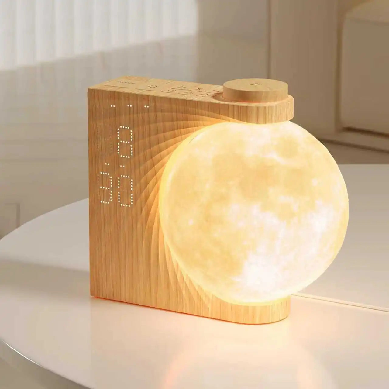 Night Light Moon Lamp - 3D Lunar Glow, Color Changing LED