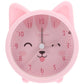 Cat Alarm Clock Analog – Cartoon, Silent, 4 Colors