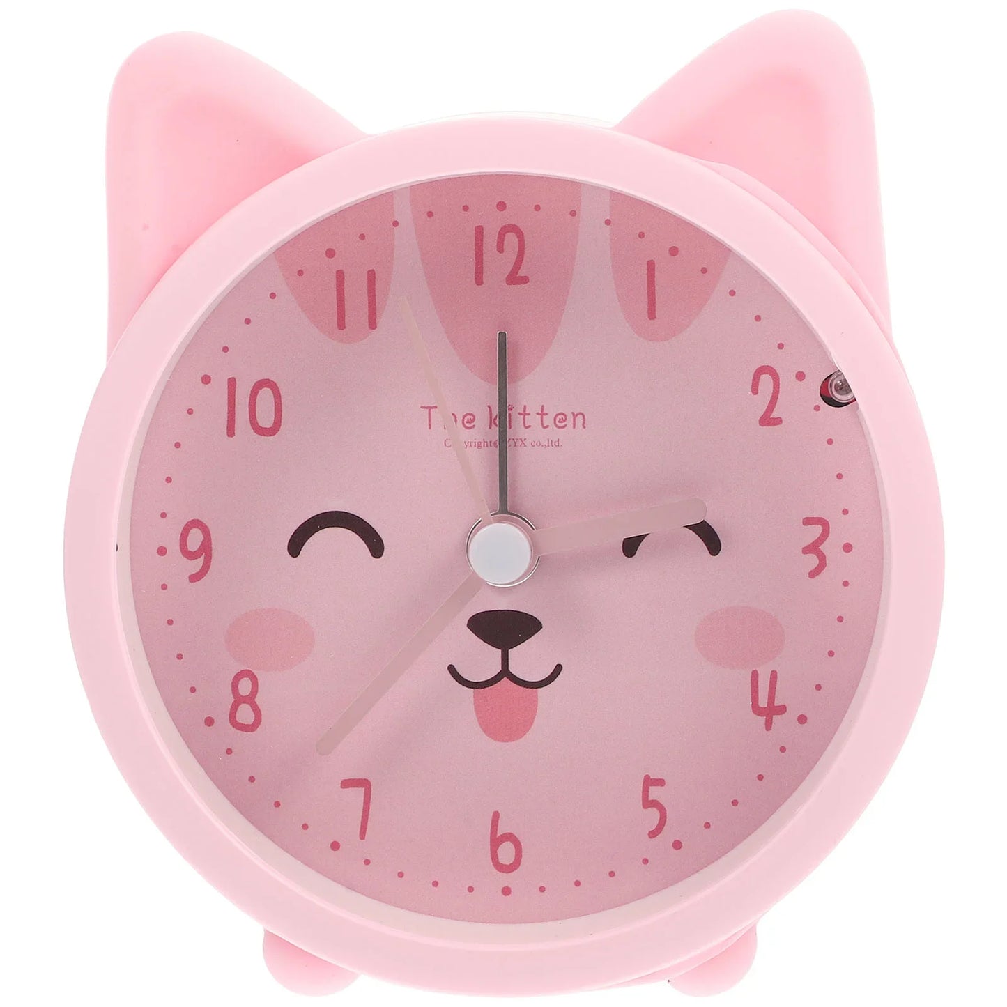 Cat Alarm Clock Analog – Cartoon, Silent, 4 Colors