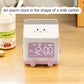Digital Alarm Clock Milk Carton – LED, Voice Control, Calendar