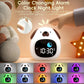 Kids Alarm Clock Night Light – Touch, Sleep Training, 3 Shapes