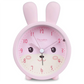 Pastel Pink Alarm Clock – Silent, Night Light, for Kids
