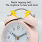 Analog Alarm Clock Dual Bell – Metal, Macaron, 4 Colors