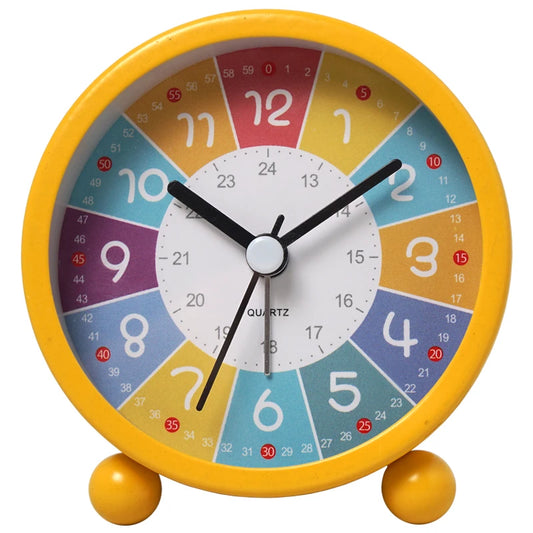 Kids Analog Alarm Clock - Fun Colourful Design