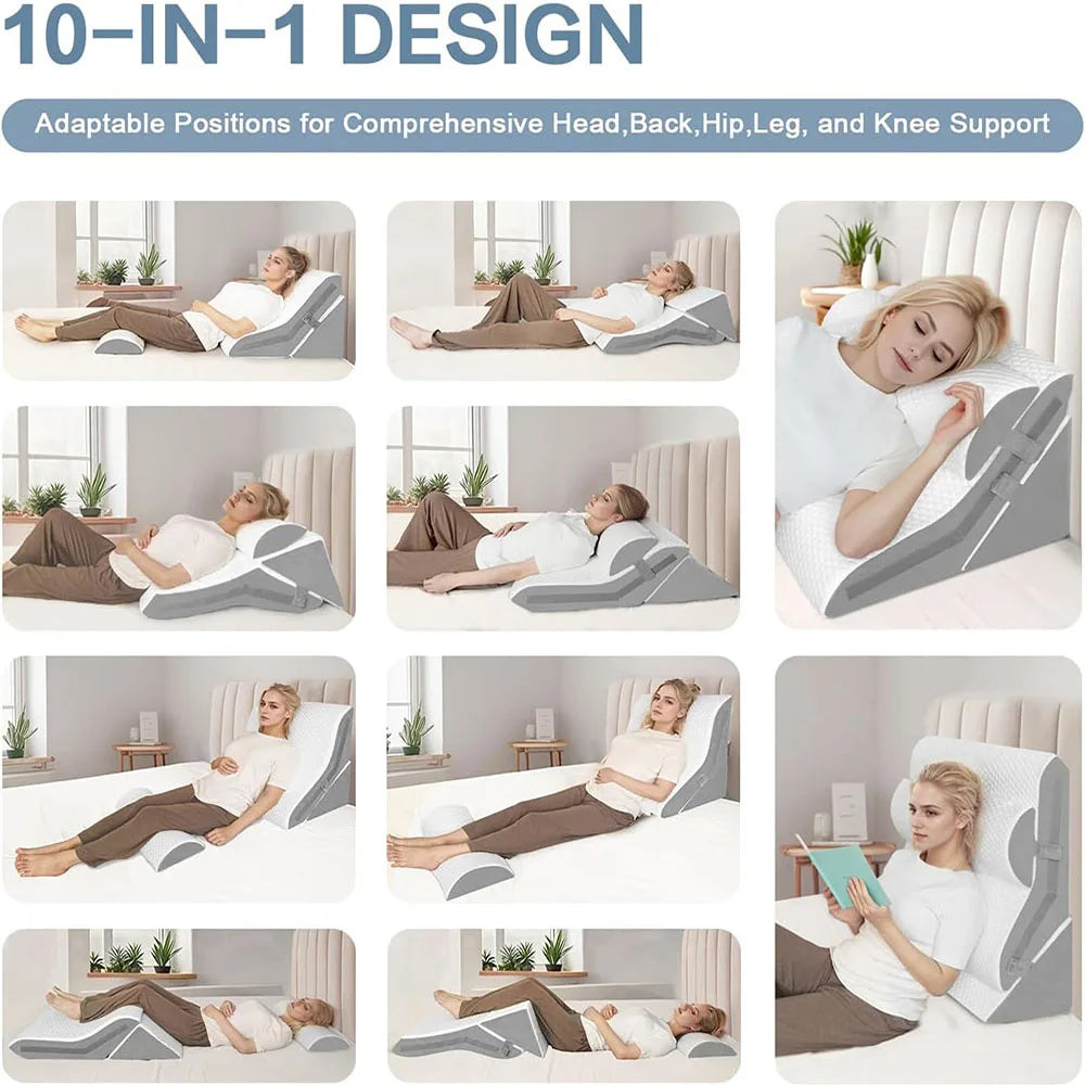 Acid reflux pillow wedge size comparison 2 sizes