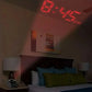 Ceiling Projection Alarm Clock – LED, Snooze, 2 Colours