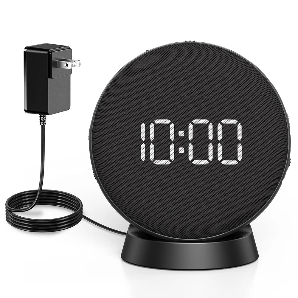 Alarm Clock Loud Shaker – Vibrating, Radio, Wireless Charging