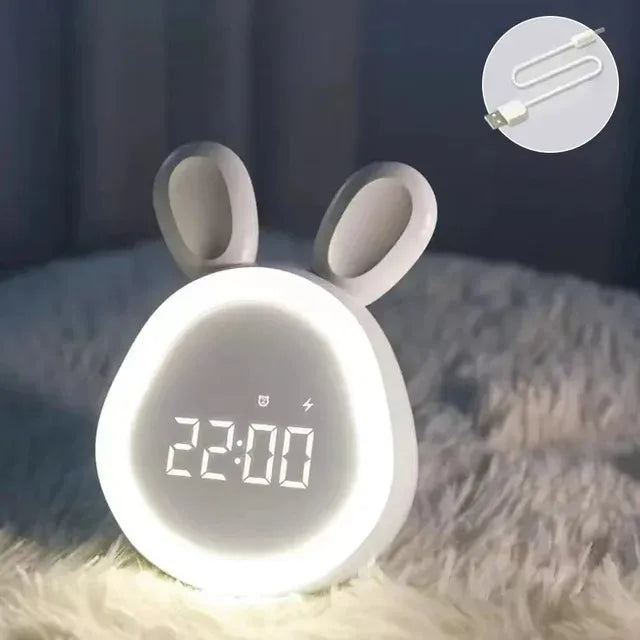 Rabbit Night Light - Soft LED, Touch Sensor, Kids & Nursery