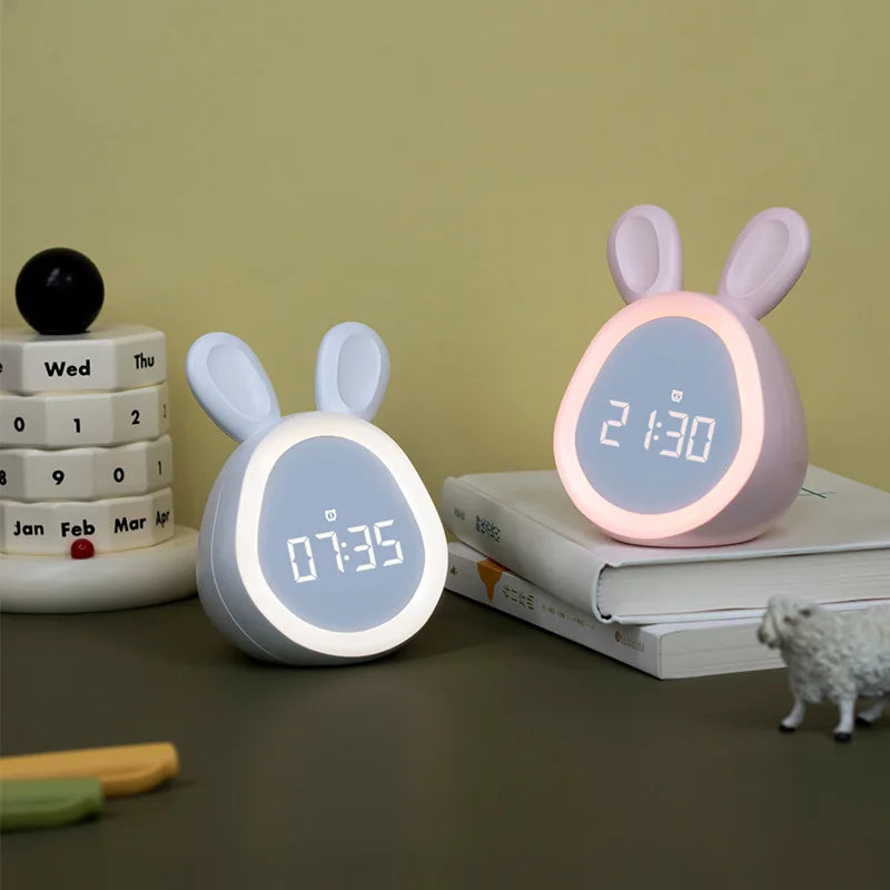 Rabbit Night Light - Soft LED, Touch Sensor, Kids & Nursery