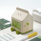 Digital Alarm Clock Milk Carton – LED, Voice Control, Calendar