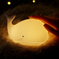 Whale Night Light - Soft LED Glow, Touch Sensor, Nursery Safe