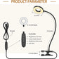 Bedside Clip Lamp Black - Adjustable Modern