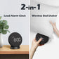 Alarm Clock Loud Shaker – Vibrating, Radio, Wireless Charging