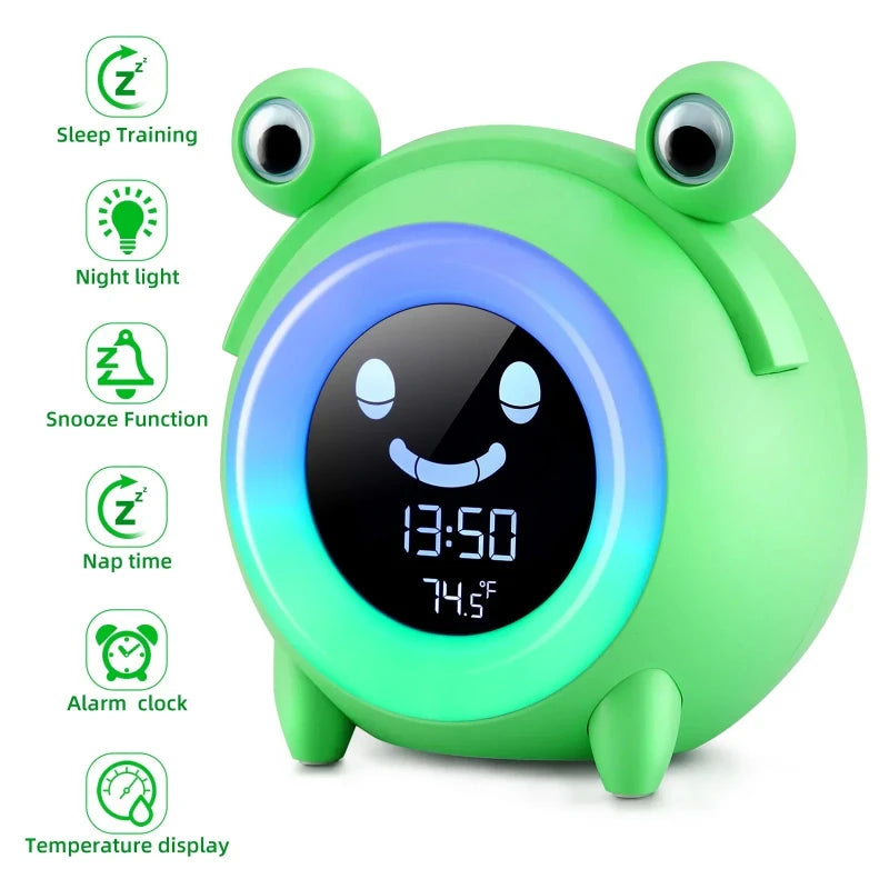 Frog Night Light - Silicone LED, Color Changing, Kids Safe