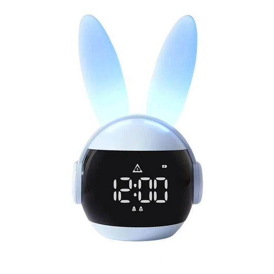 Rabbit Digital Alarm Clock – Night Light, 3 Wake-Up Modes