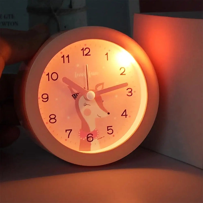Kids Animal Alarm Clock – Fun Design, 4 Characters