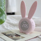 Digital Alarm Clock Rabbit – LED, Night Lamp, Rechargeable