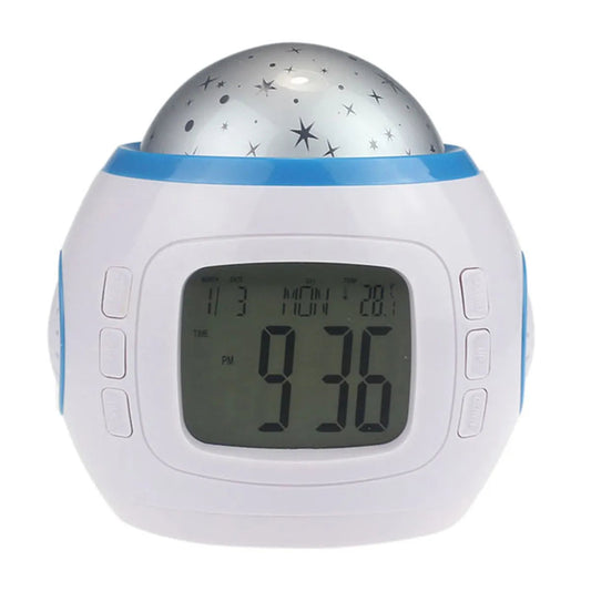 Alarm Clock Kids Projector – Star Sky, Color LED, Night Light